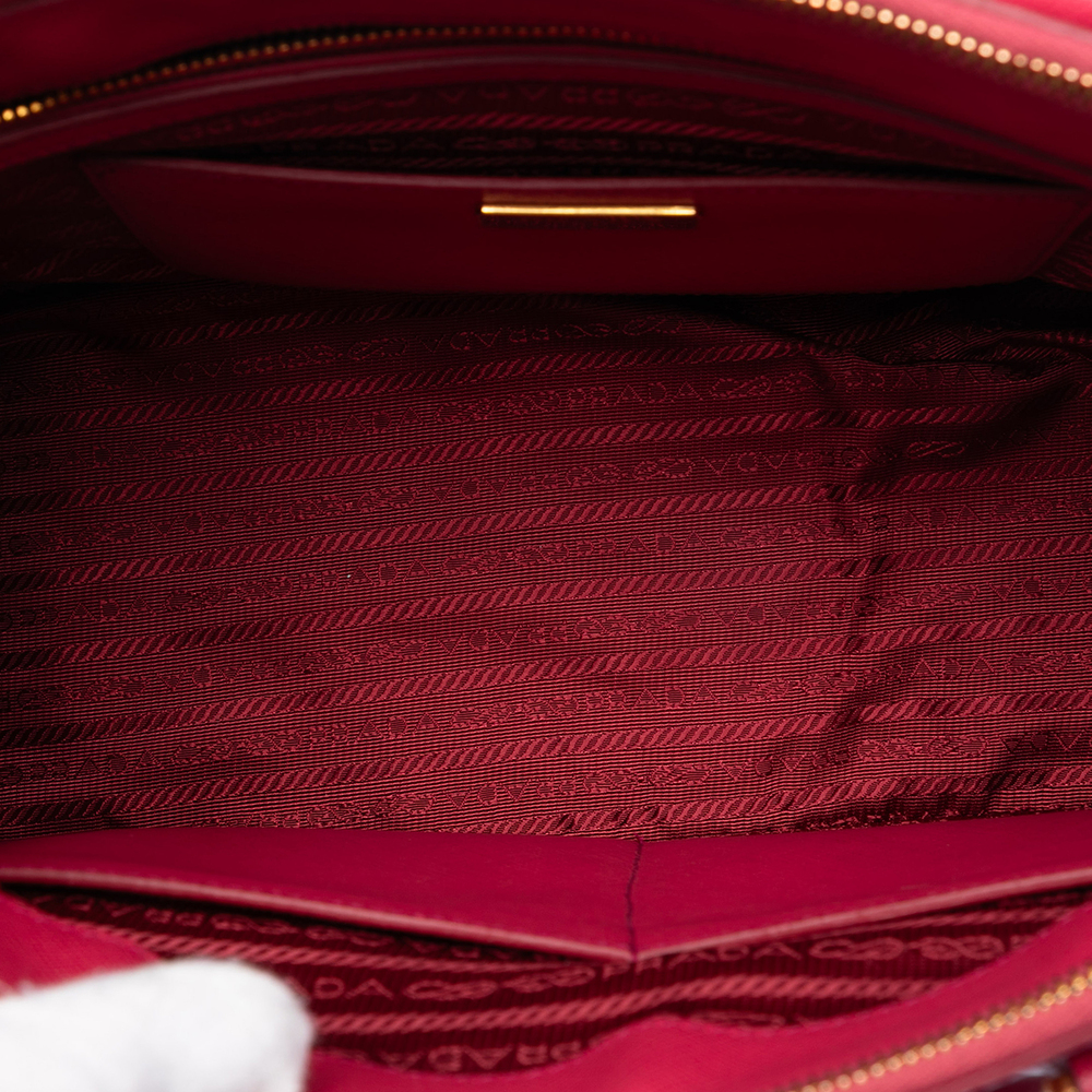 Pre-Loved Prada Medium Saffiano Lux Galleria Double Zip Tote - Picture 4 of 6